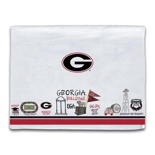 UGA Magnolia Lane Icon Towel
