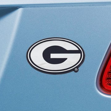 UGA Chrome Auto Emblem