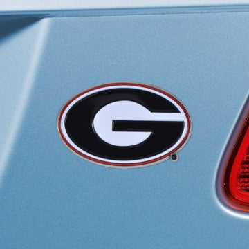 UGA Chrome Auto Emblem