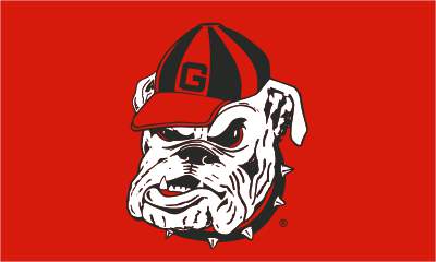 UGA 3'x5' House Flag - Old Bulldog Head