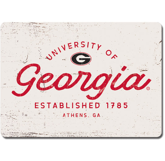 UGA Georgia Vintage Wooden Fridge Magnet