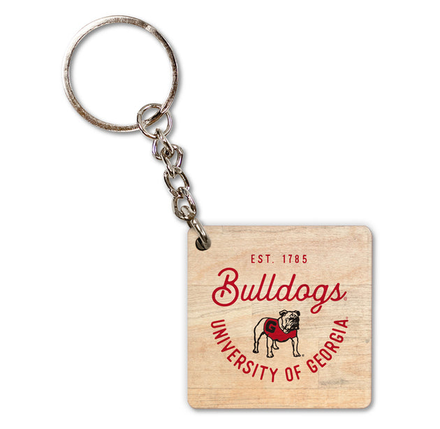 UGA Legacy Square Keychain