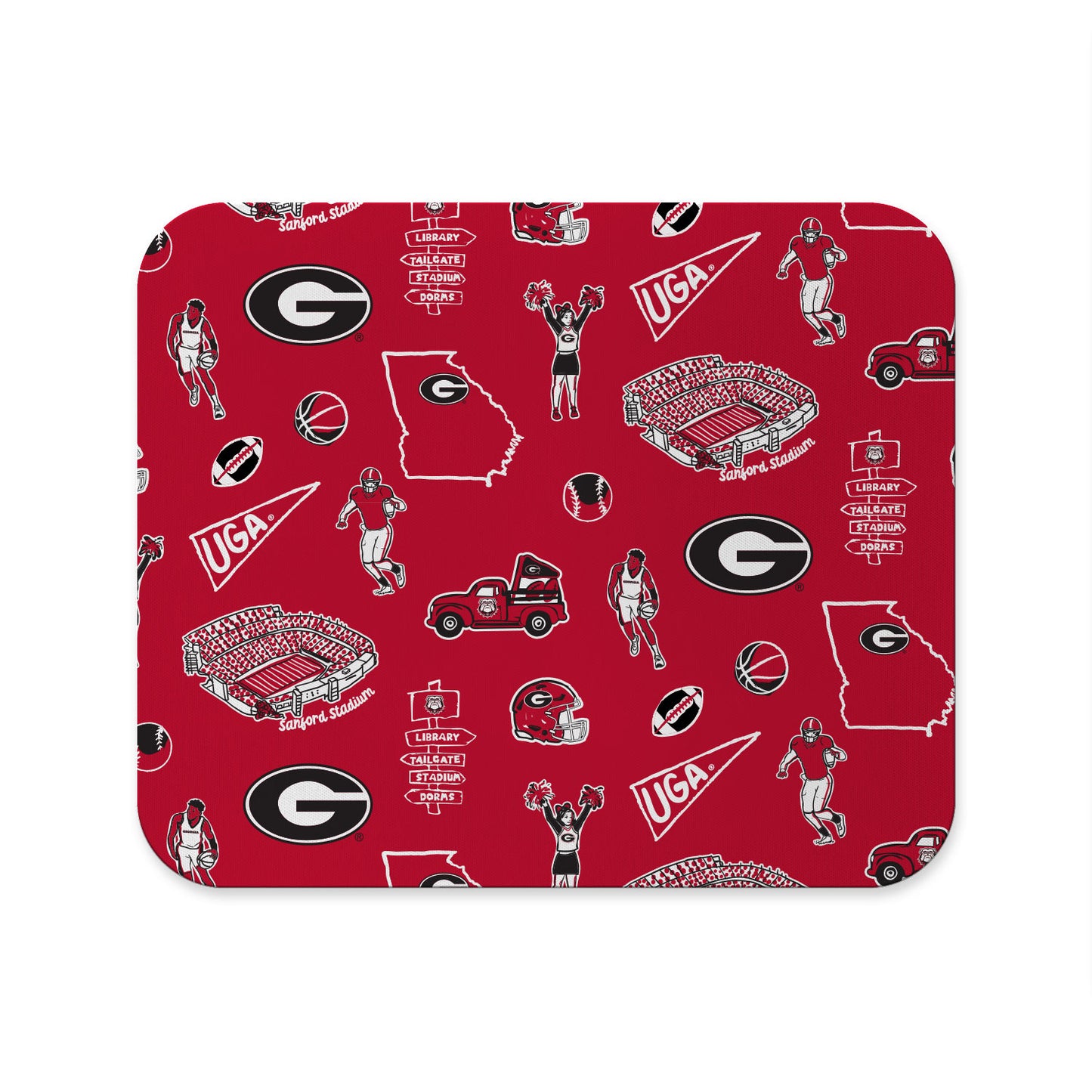 UGA Jardine Red Mousepad