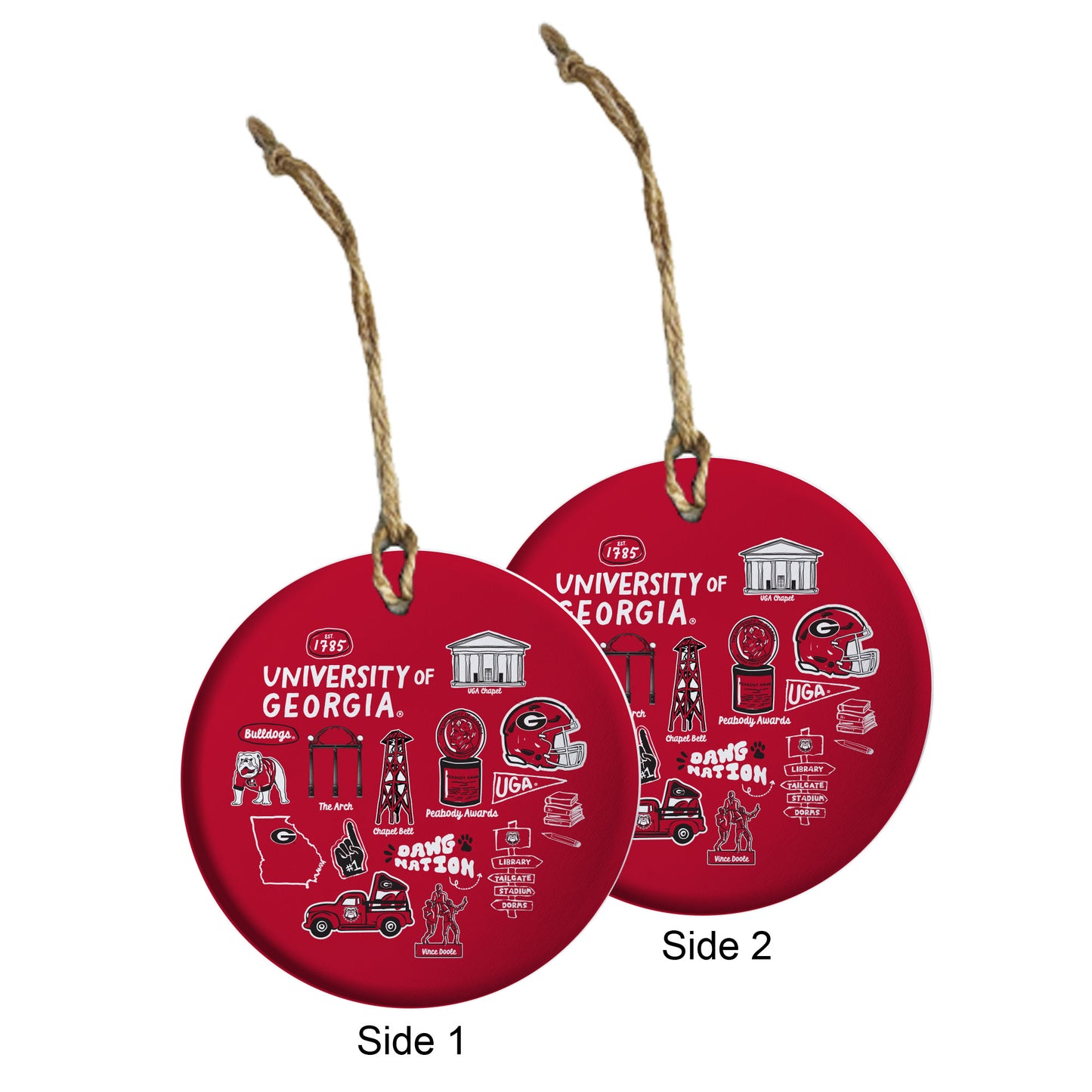 Jardine Impressions UGA Ornament