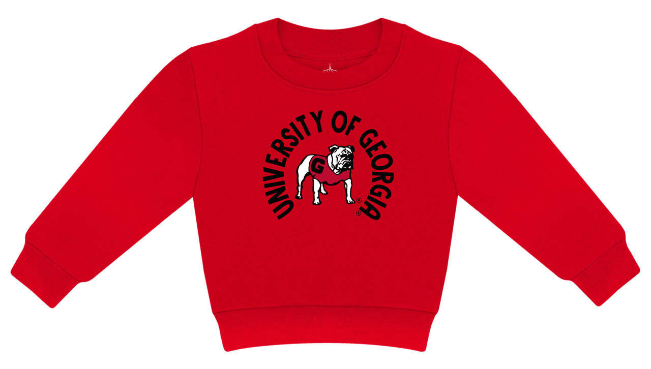UGA Creative Knitwear Bulldog Sweatshirt
