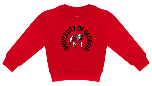 UGA Creative Knitwear Bulldog Sweatshirt