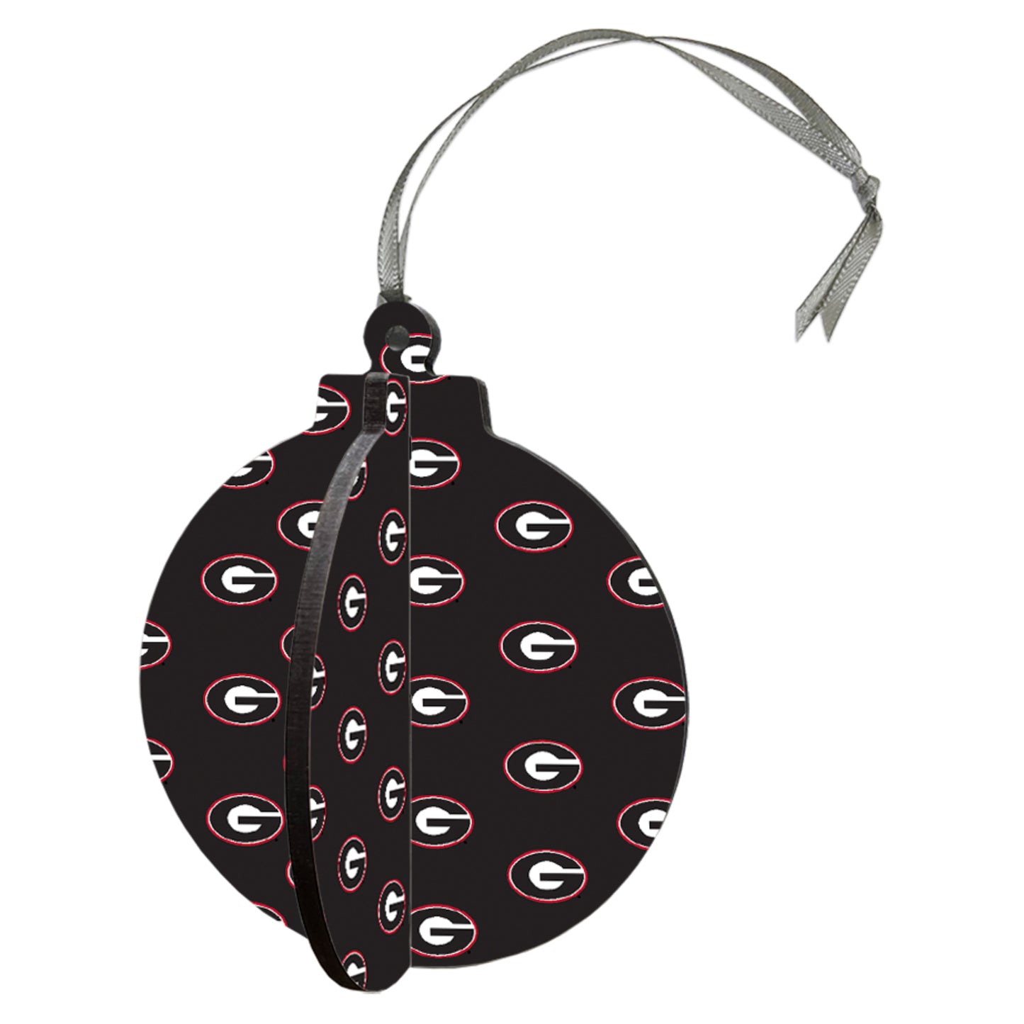UGA 3D Round Ornament