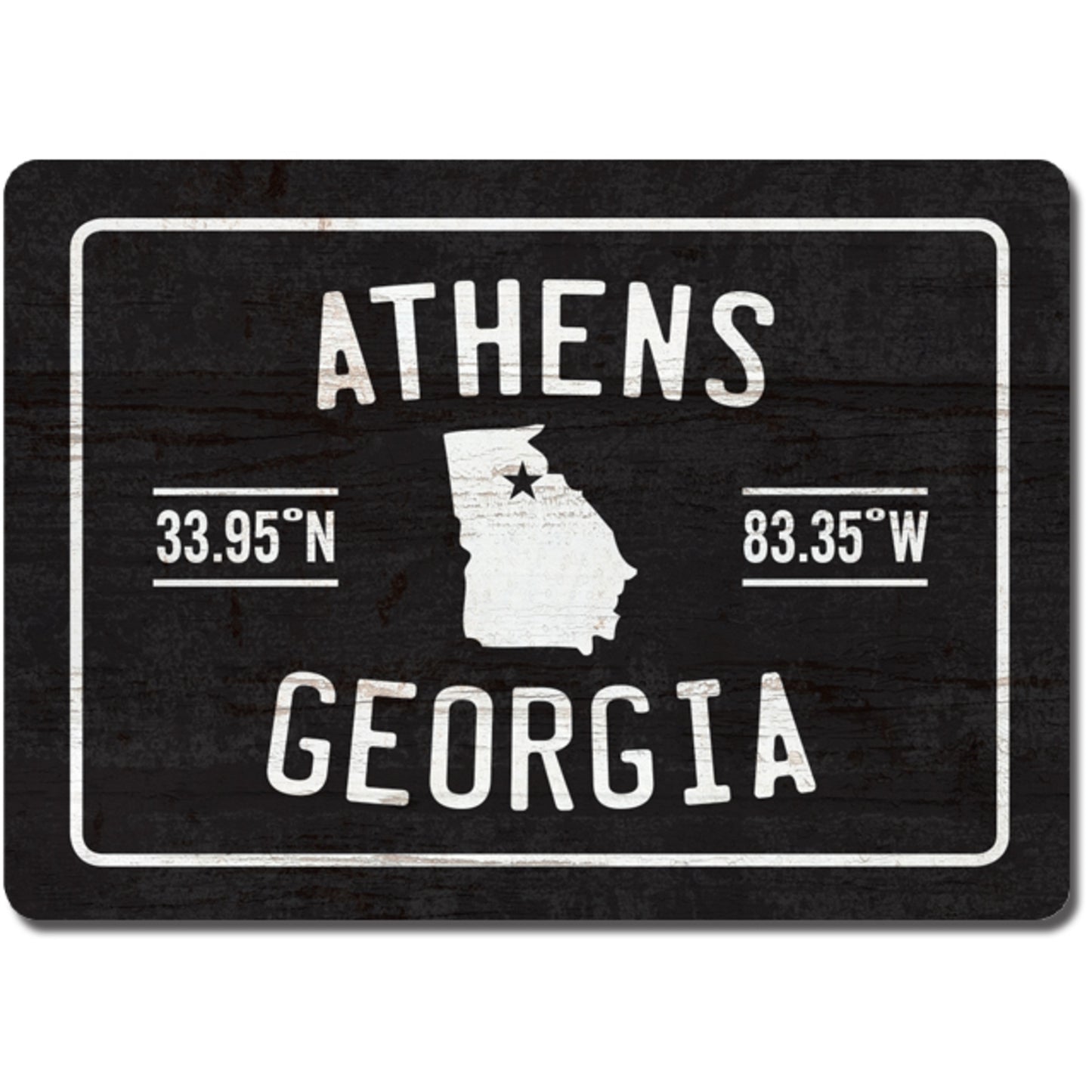 Athens Latitude/Longitude Magnet