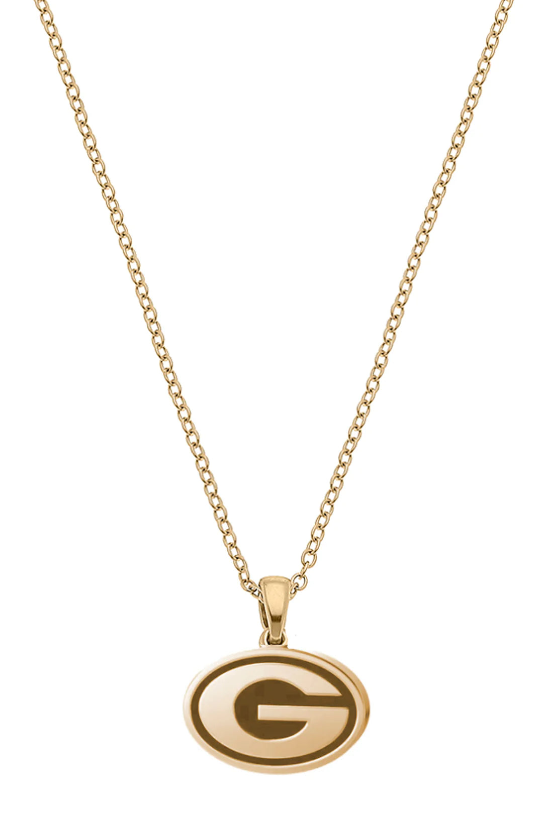 Georgia Bulldogs 24K Gold Plated Pendant Necklace