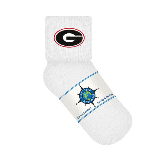 UGA Youth Quarter Sock