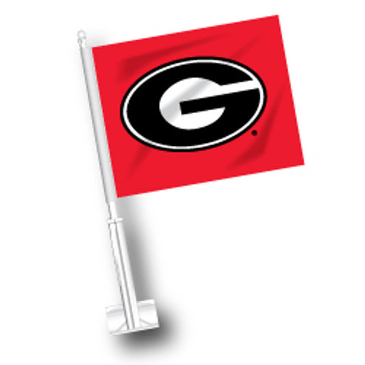 UGA Car Flag