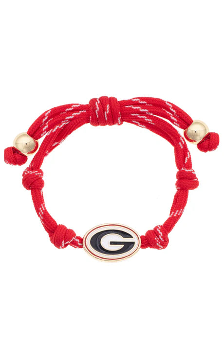 Georgia Bulldogs Logo Paracord Bracelet