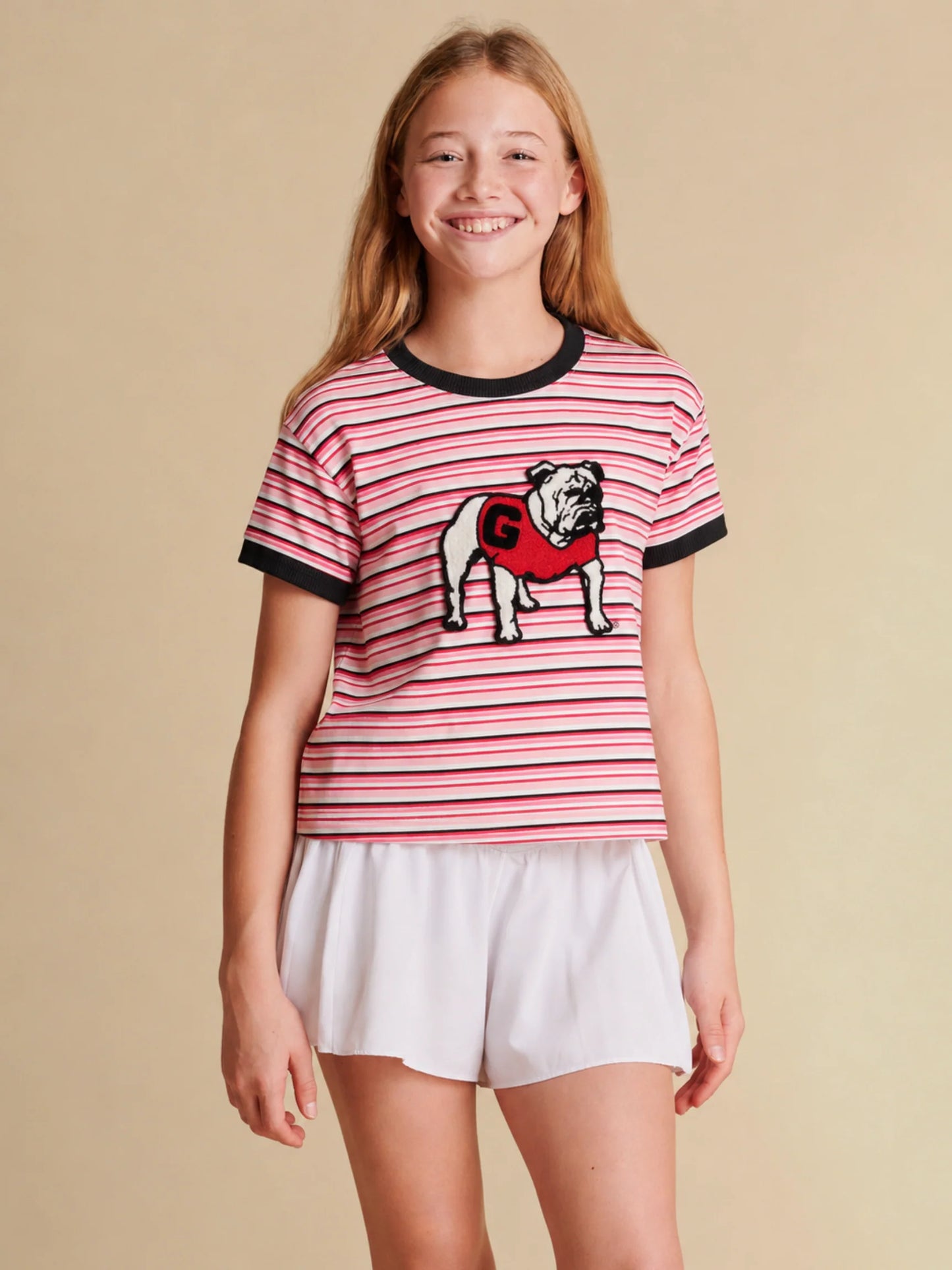The UGA Girls Weekend Stripe Tee