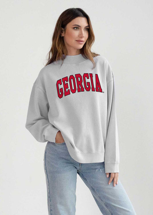 UGA Nantucket Mock Neck Sweatshirt