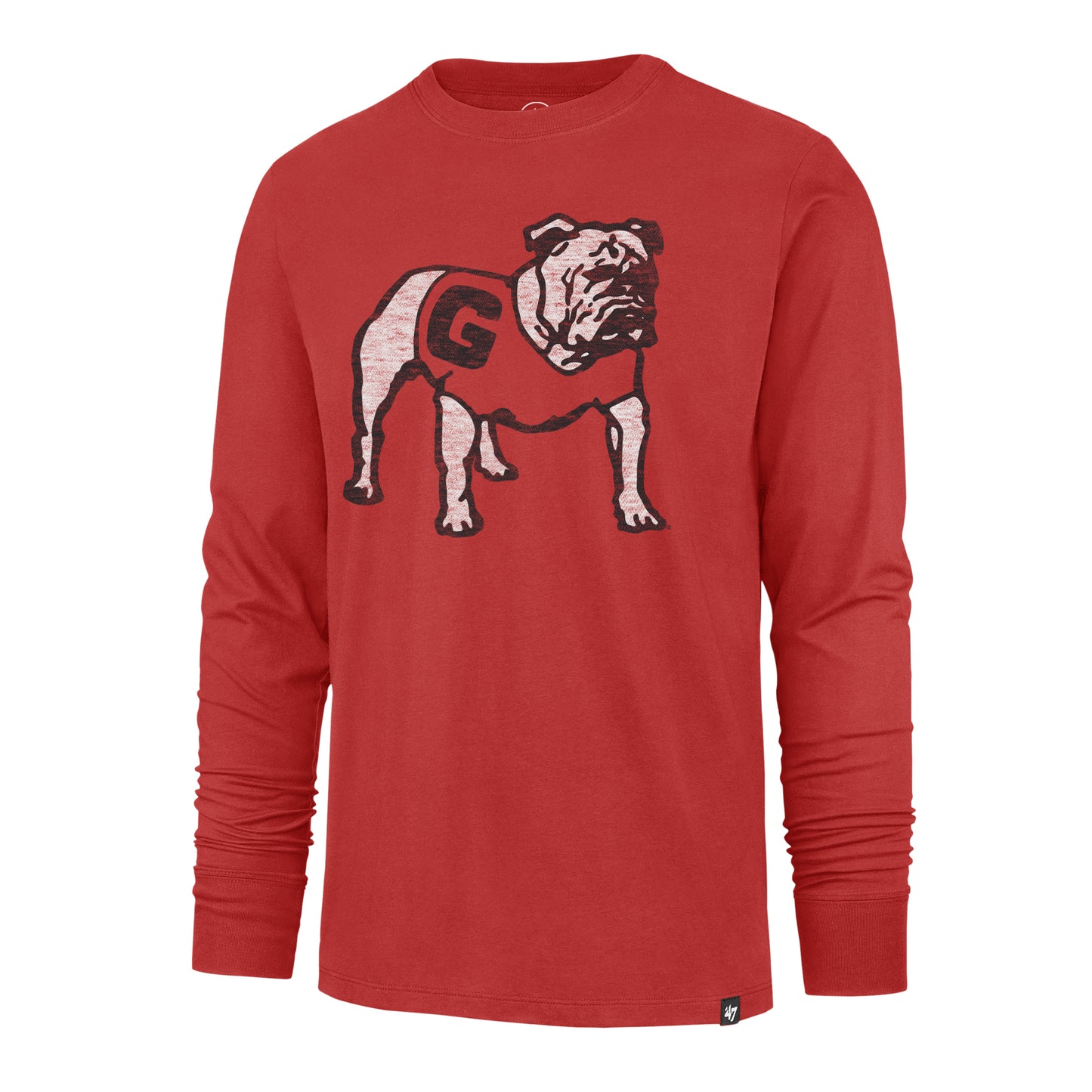 UGA 47 Brand Standing Bulldog Premier Franklin Long Sleeve Tee