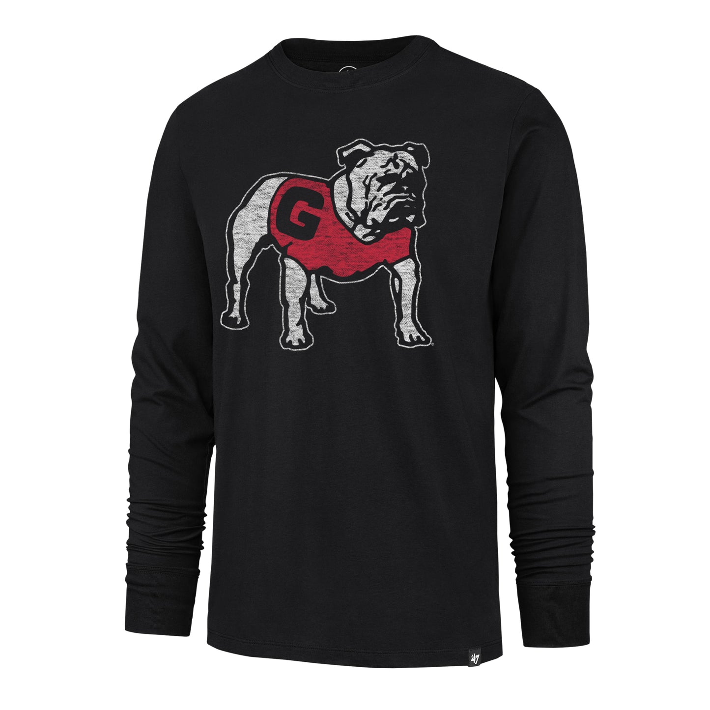 UGA 47 Brand Standing Bulldog Premier Franklin Long Sleeve Tee