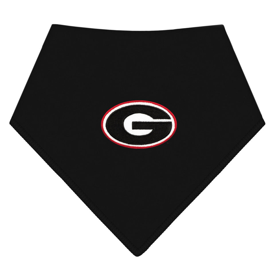 UGA Bandana Bib Black