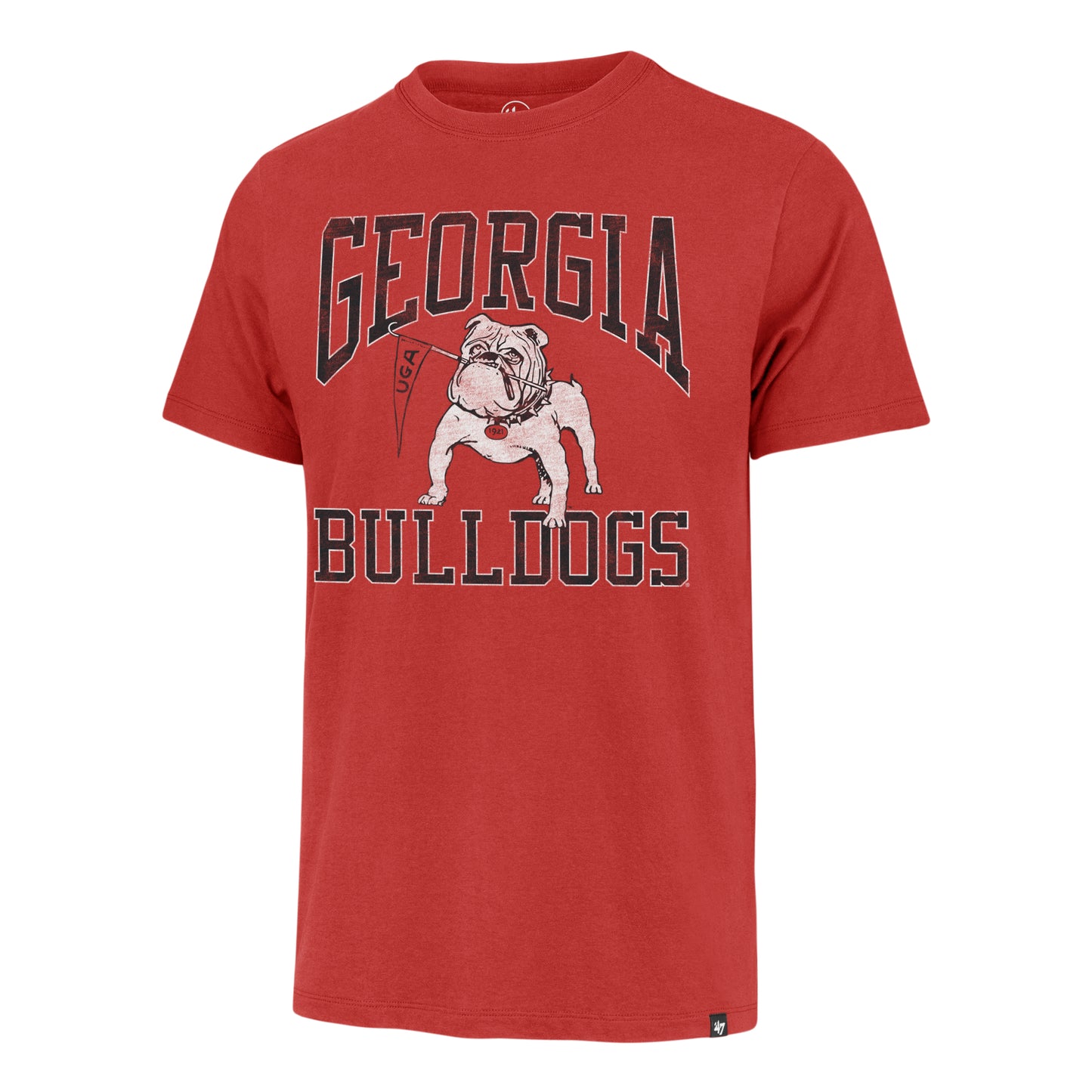 47 Brand Pennant Bulldog Red Tee