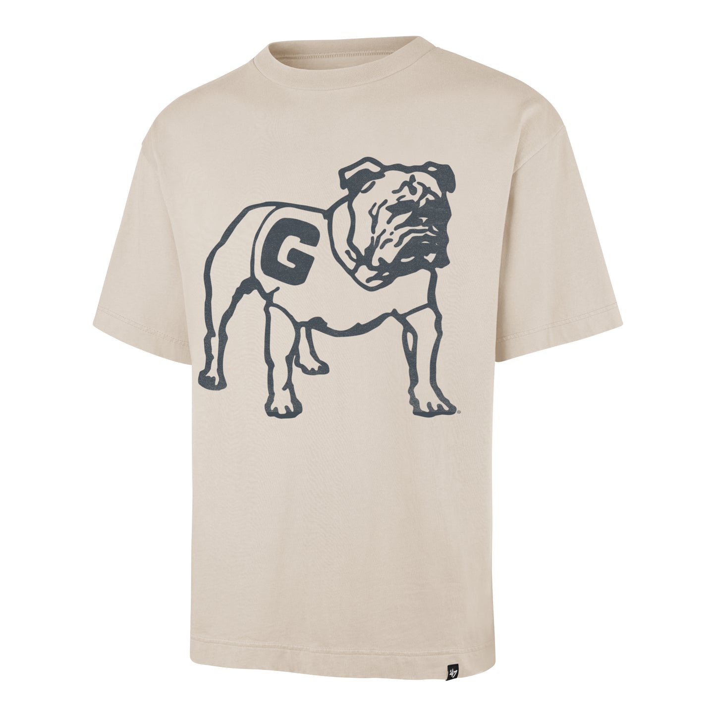 47 Brand Standing Bulldog tan Tee