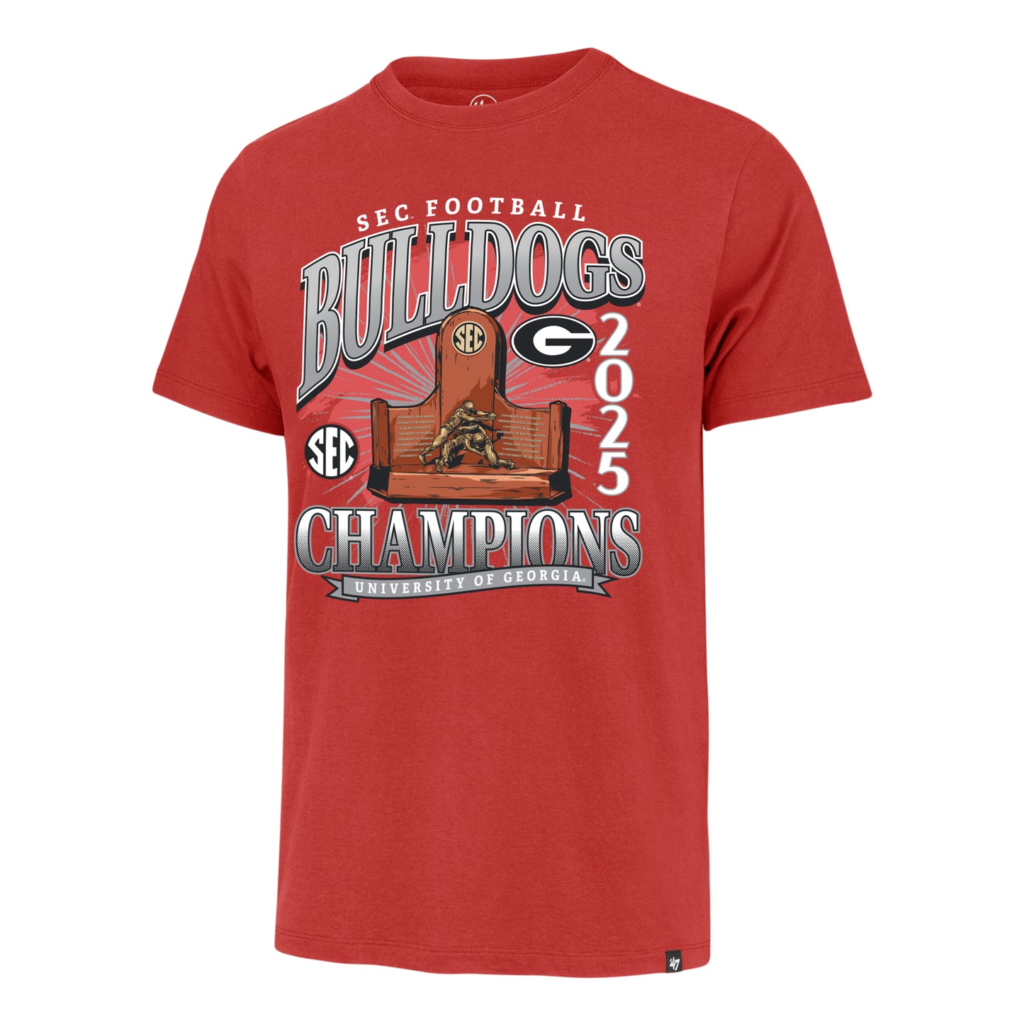 Georgia 2025 SEC Champs 47 Brand Franklin Tee