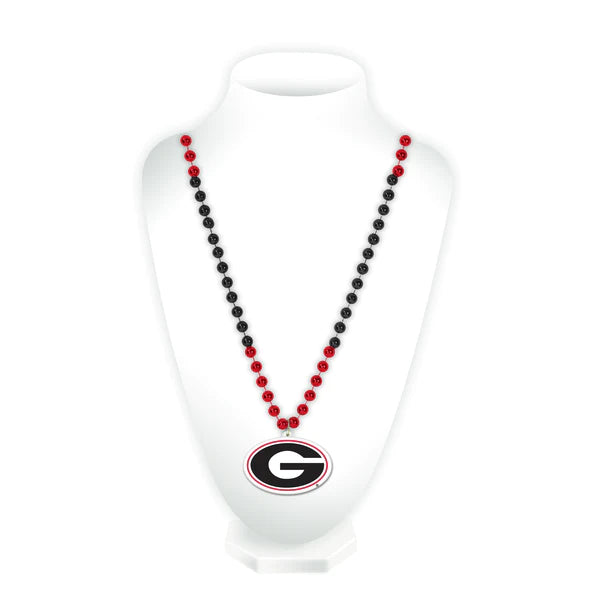 UGA Power G Mardi Gras Beads