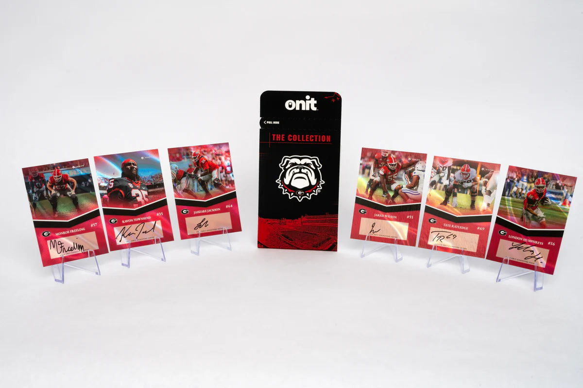 University of Georgia Football Autographed Trading Cards - Single Pack