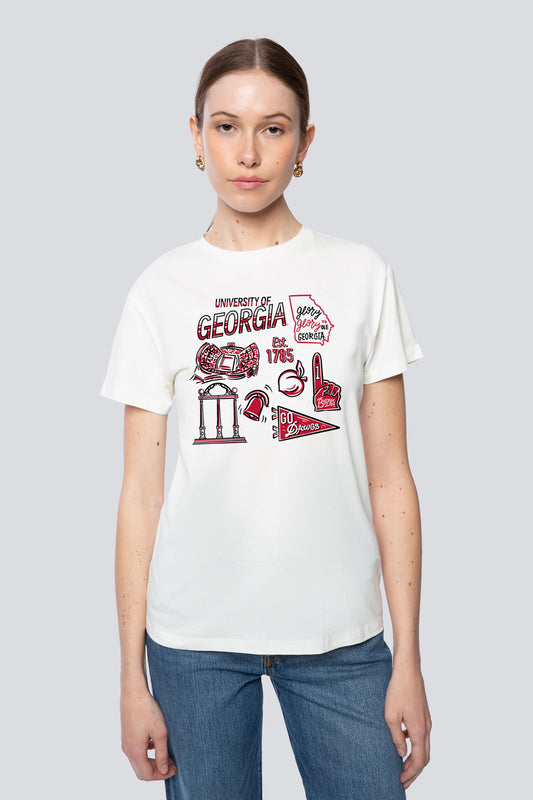 University of Georgia Hype and Vice Classic Vintage Tee