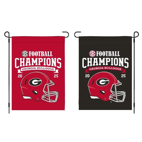 UGA 2025 SEC Champs Garden Flag