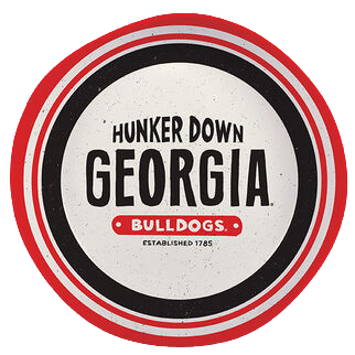 UGA Magnolia Lane Hunker Down Melamine Bowl