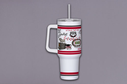 UGA Icon 40oz Tumbler