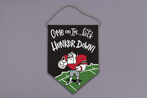 Magnolia Lane Hunker Down House Flag