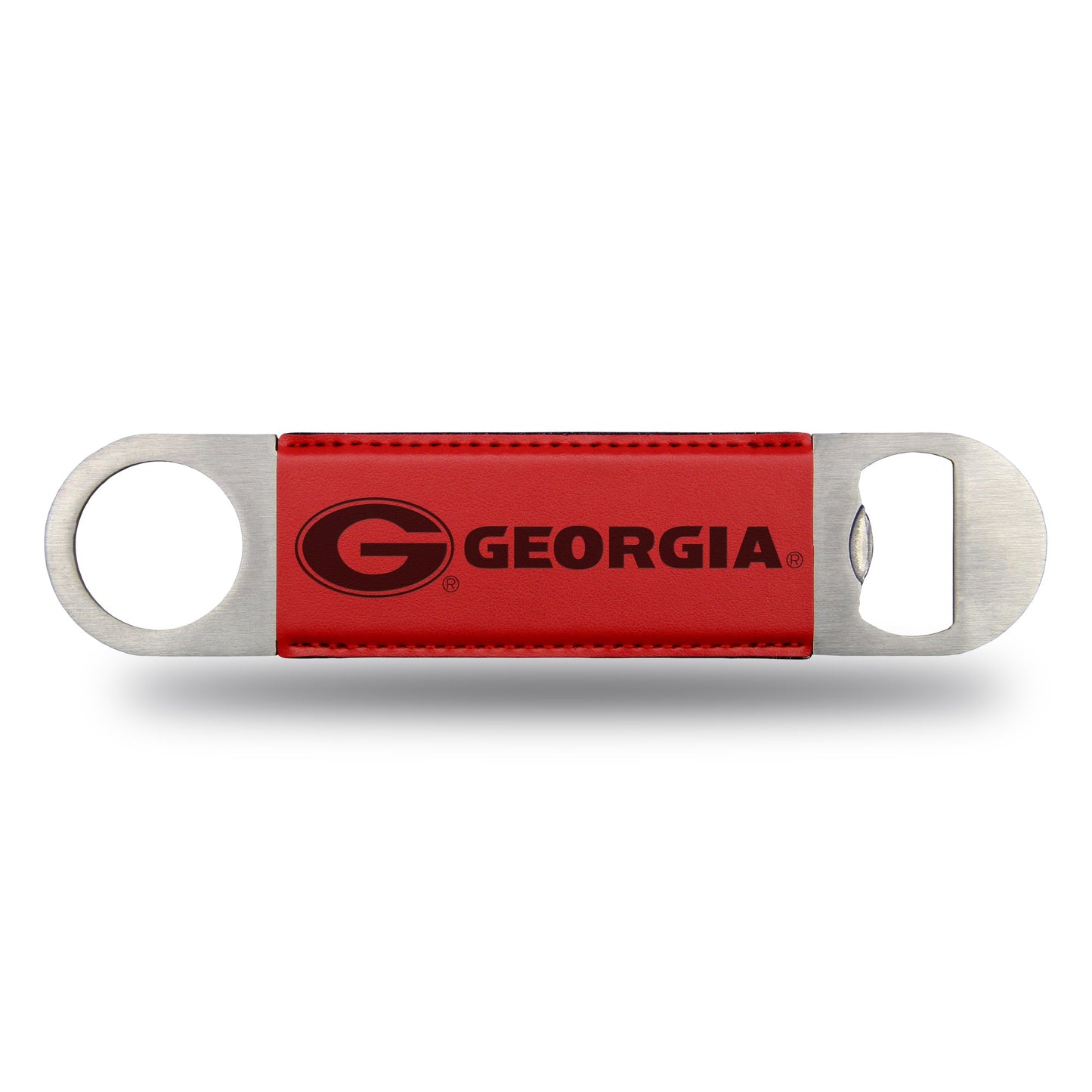 UGA Red Leather Bottle Opener