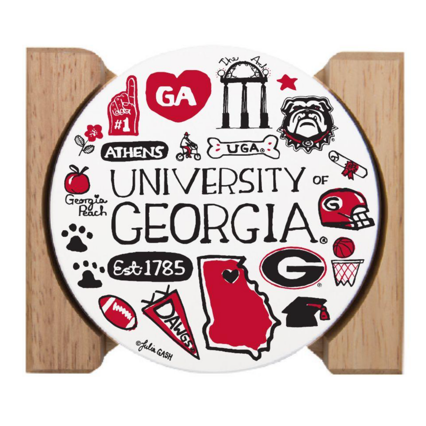 UGA Julia Gash Coasters