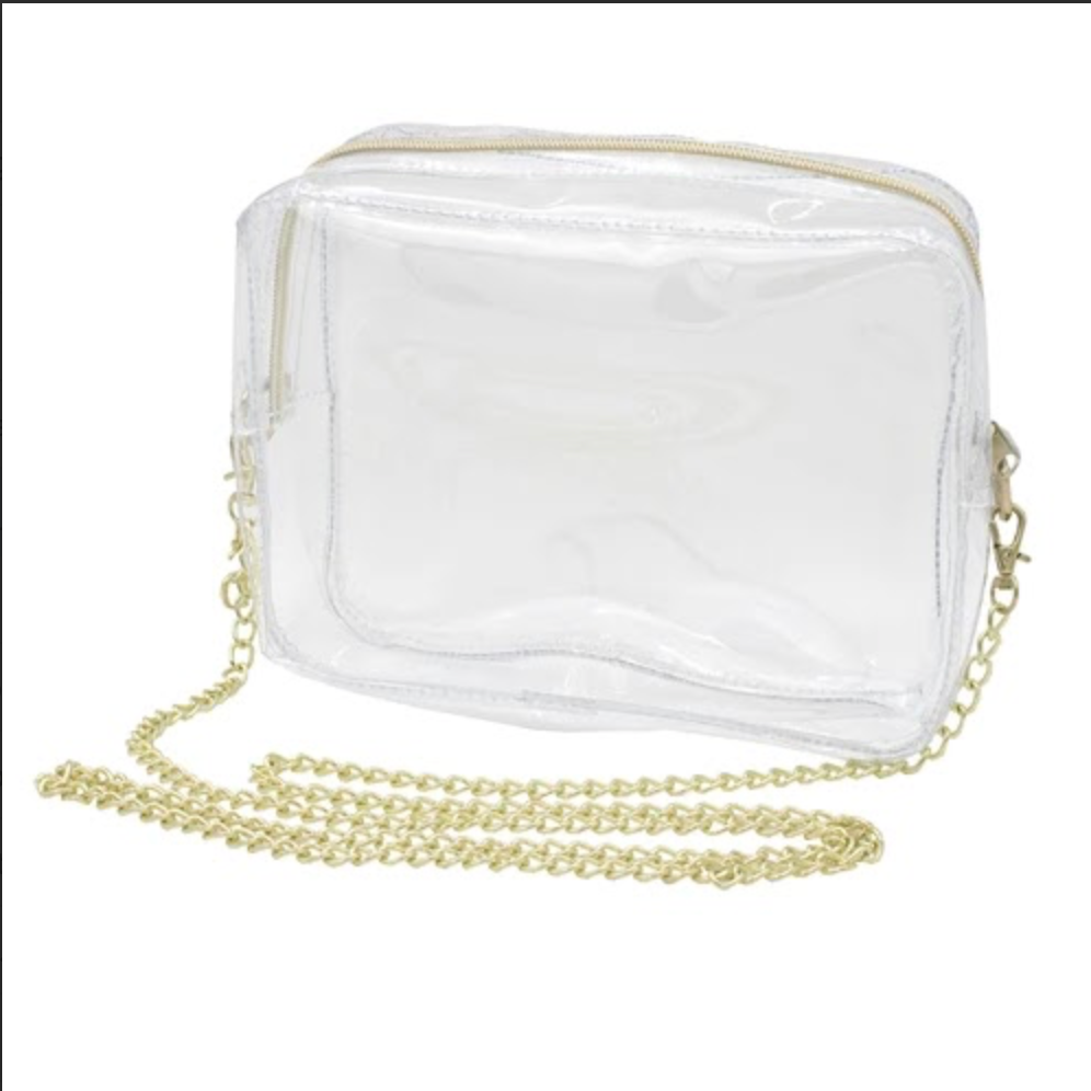 Chain Clear Crossbody Purse