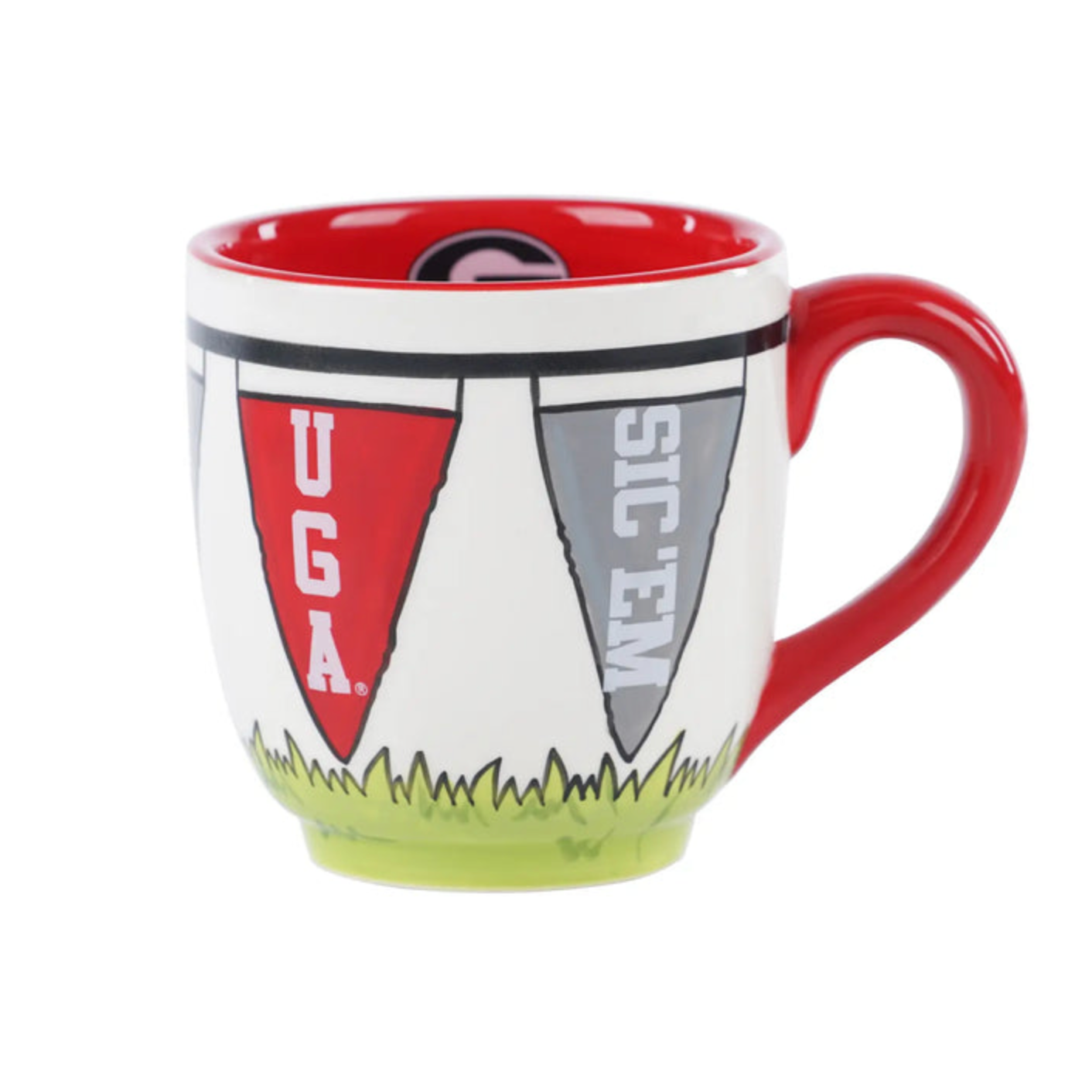 UGA Pennant Coffee Mug