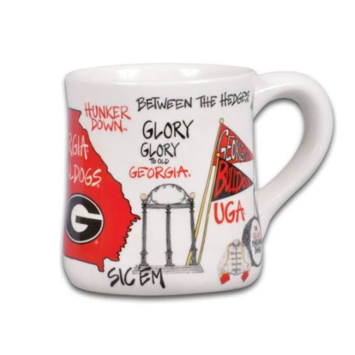 UGA Magnolia Lane Icon Coffee Mug