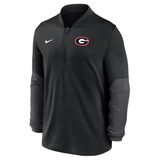 Georgia Nike Dri-Fit Midweight Half Zip Coach Jacket - Black