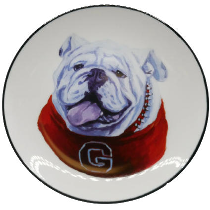 UGA Bulldog Trinket Tray