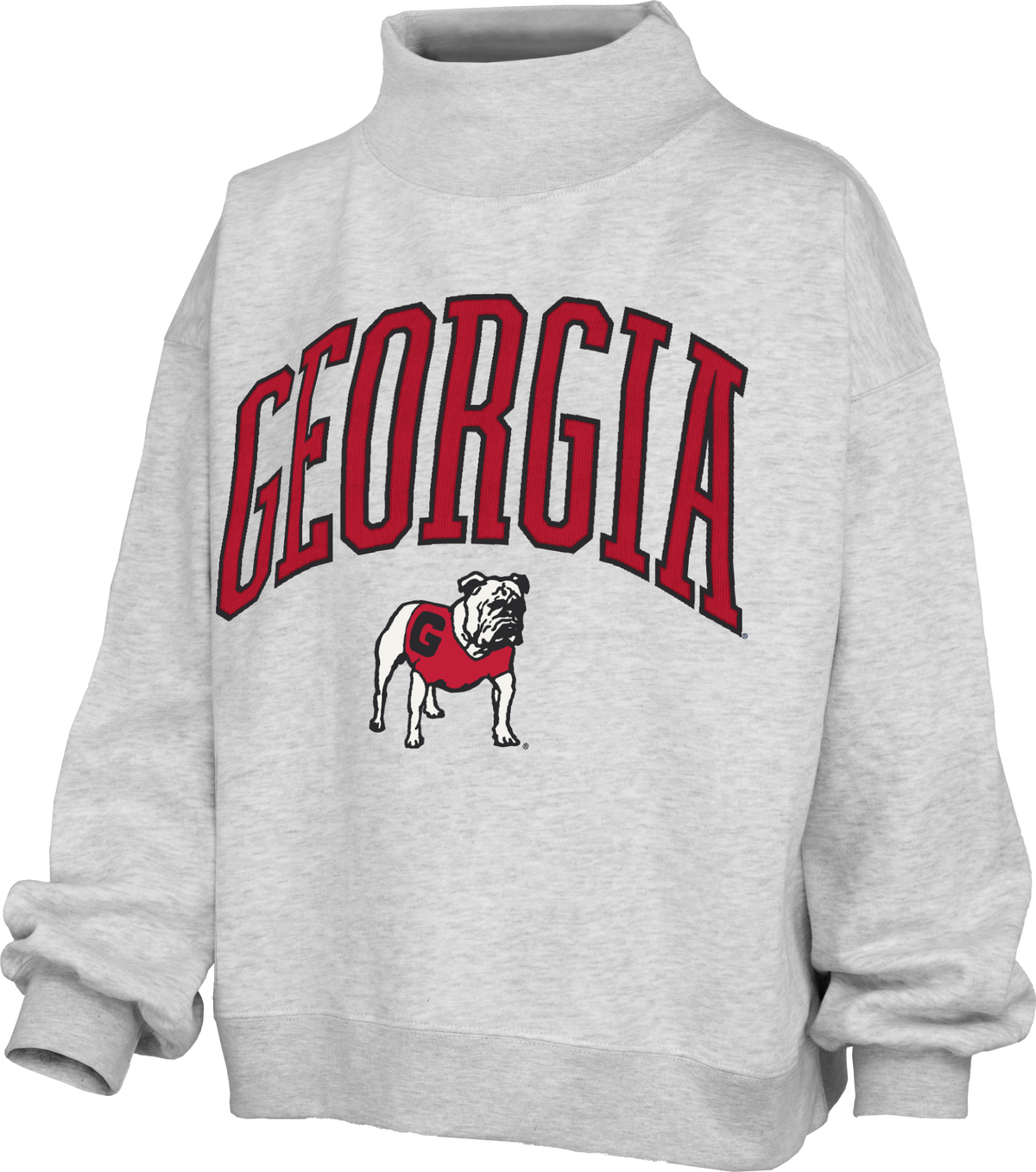 UGA Nelson Texture Lingo Mockneck
