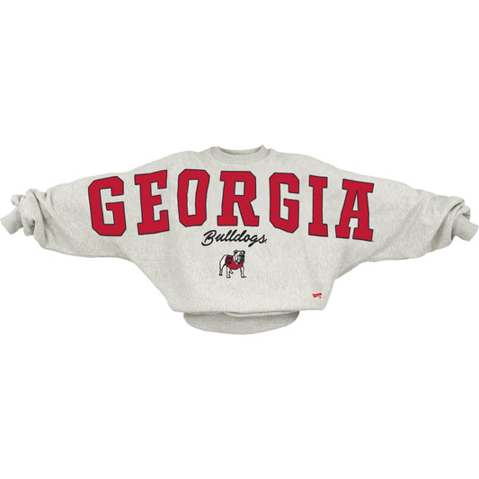 Georgia Ladies Flannigan Oversized Crew Neck Sweatshirt