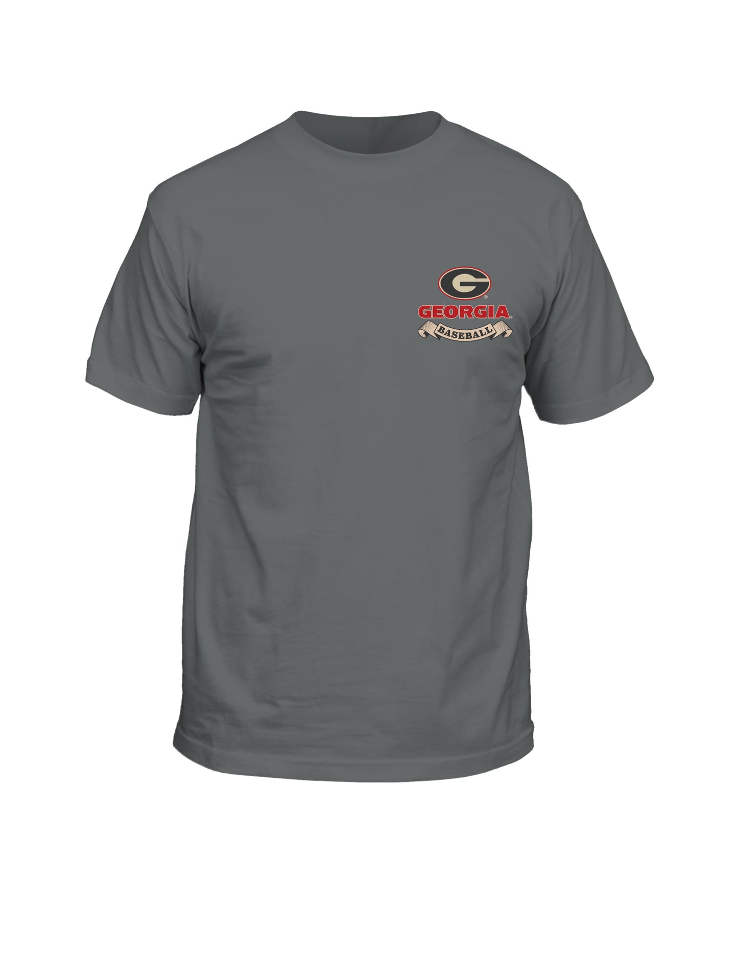 UGA Baseball Park Tee Grey