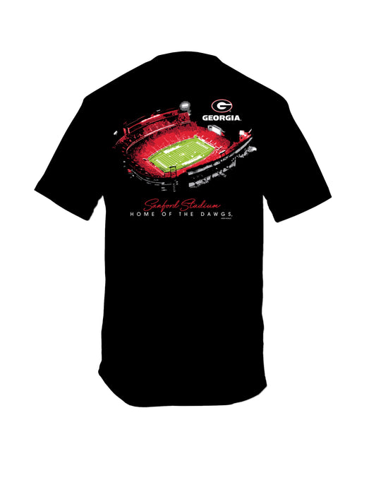 University of Georgia Glowing Stadium T-Shirt