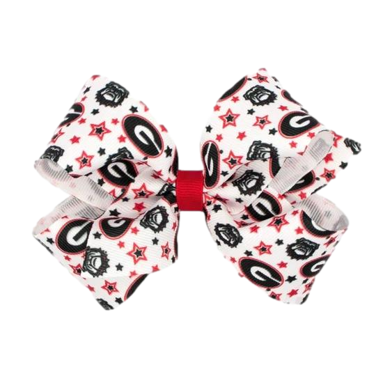 Wee Ones College Print Hair Bow