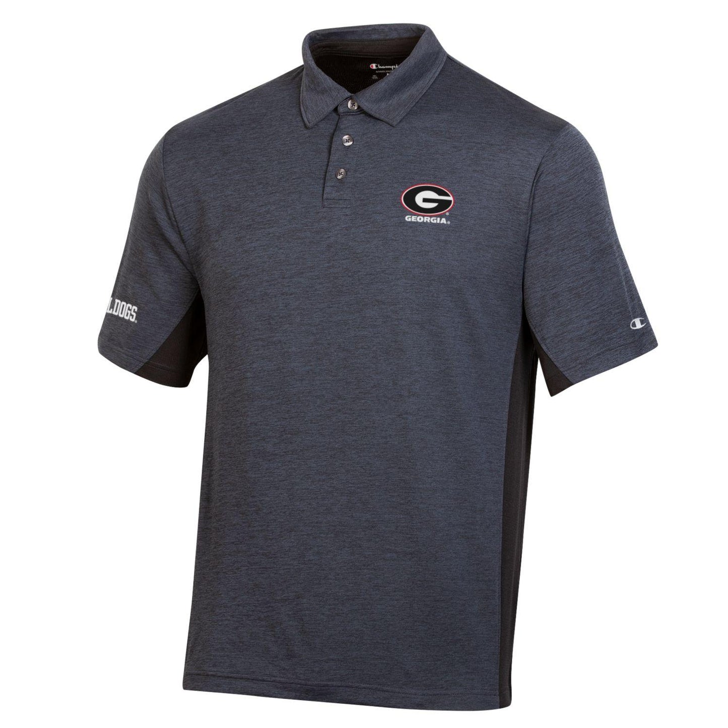 UGA Champion Mens Two-Tone Polo