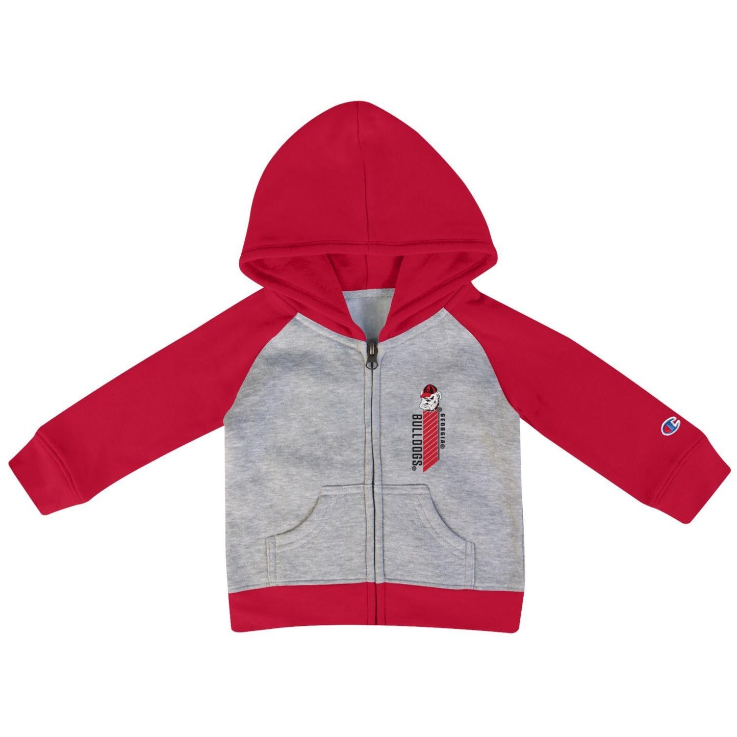 UGA Champion Toddler Zip Hoodie