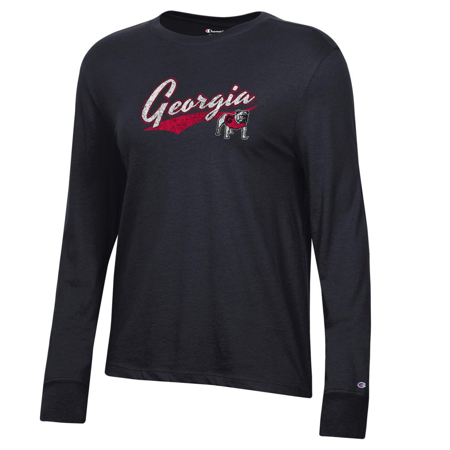 UGA Champion Long Sleeve Core Tee