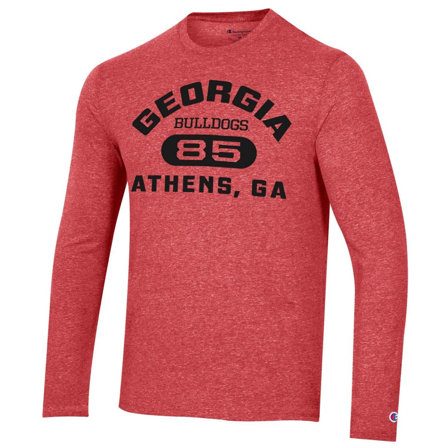 UGA Champion Tri-Blend Long Sleeve Tee