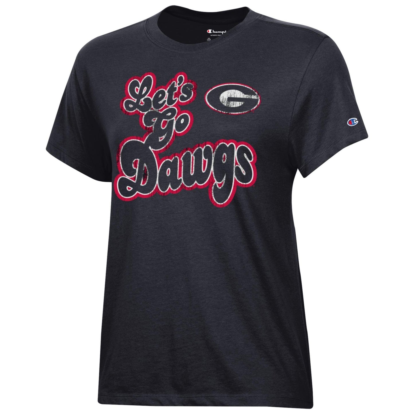 Champion Women's Lets Go Tee Black