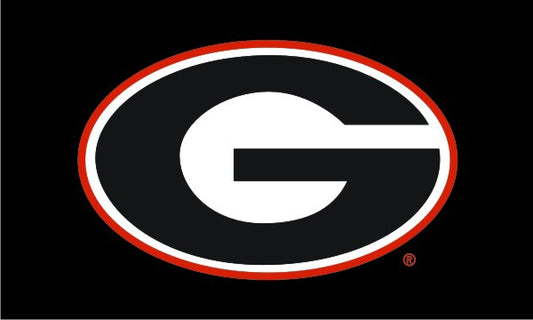 UGA Power G 3x5 Applique House Flag