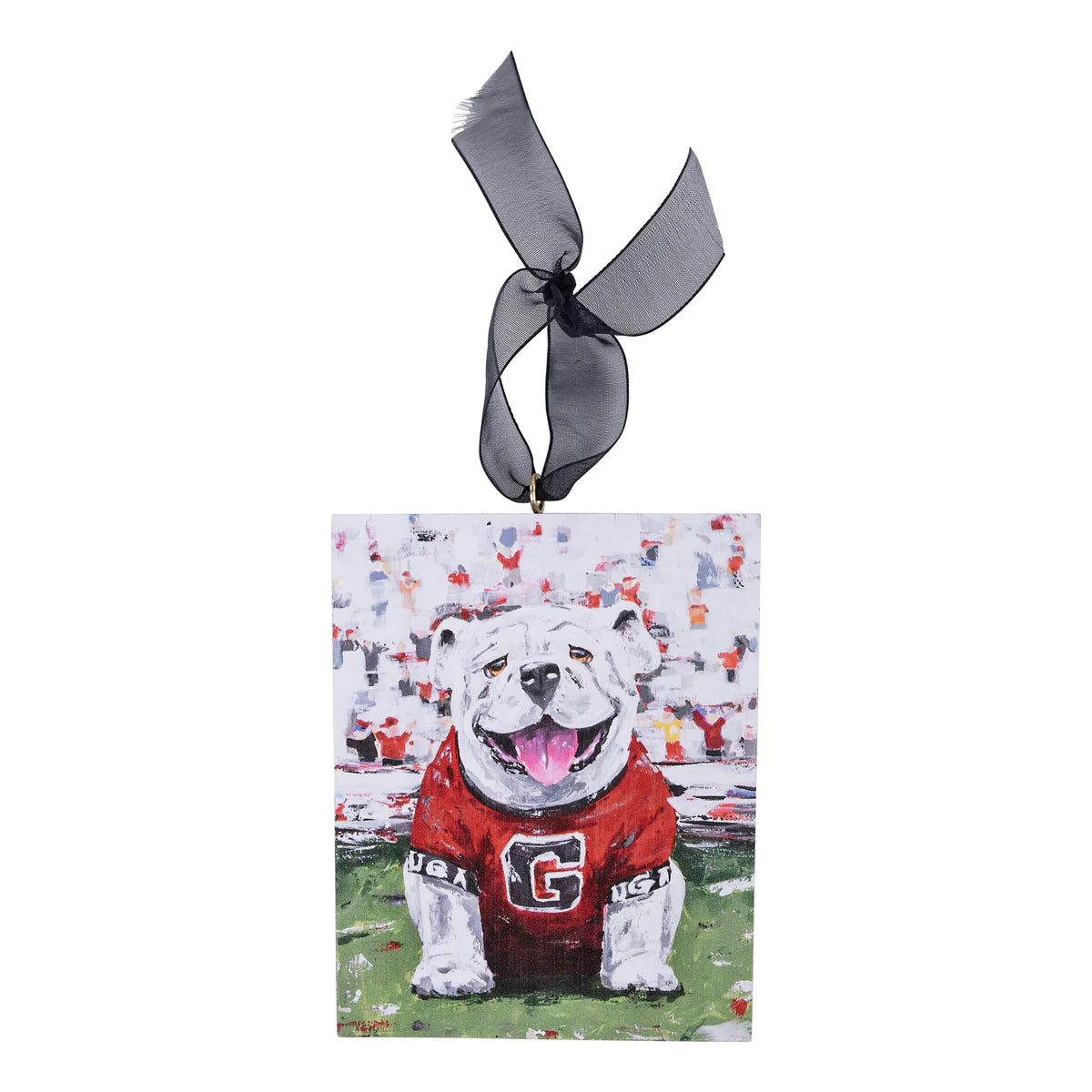UGA Dawg Block Canvas